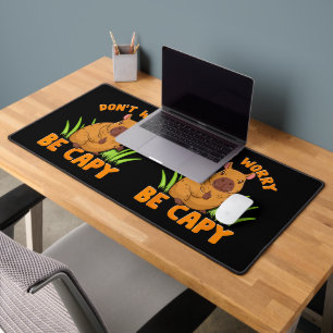 Capybara Gift Cute Funny Zoo Animal Lover Owner Pr Desk Mat