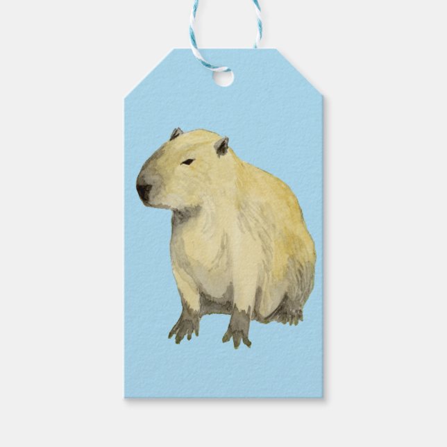 Capybara Gift Tags (Front)