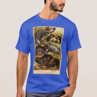 Capybara - Guinea Pig - Porcupine Vintage Animal L T-Shirt