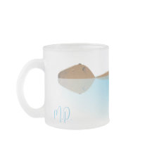 Capybara & Initials Frosted Mug 