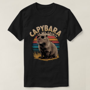 Capybara is my spirit animal shirt, animal lover T-Shirt