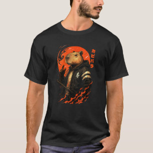 Capybara Japanese Anime Samurai Ninja Japan Boys G T-Shirt