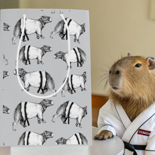 Capybara Karate Medium Gift Bag