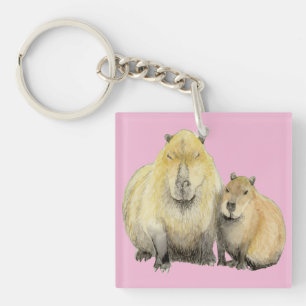 Capybara Keychain