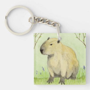 Capybara Keychain