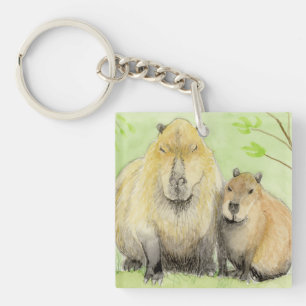 Capybara Keychain