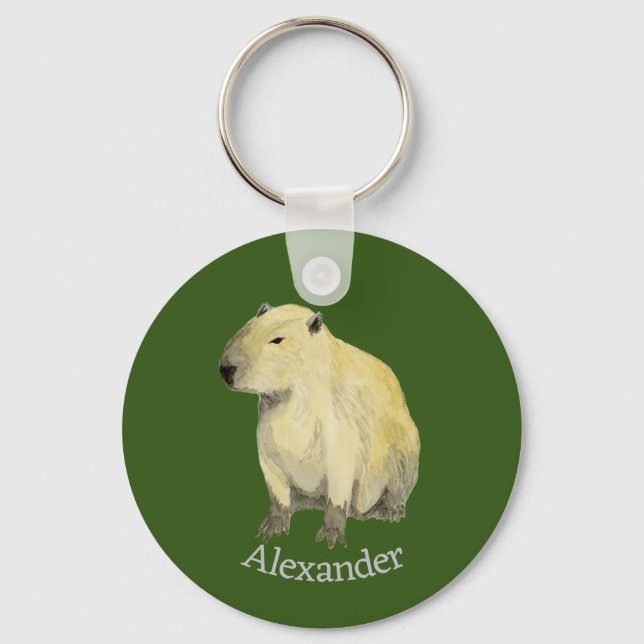Capybara Keychain (Front)
