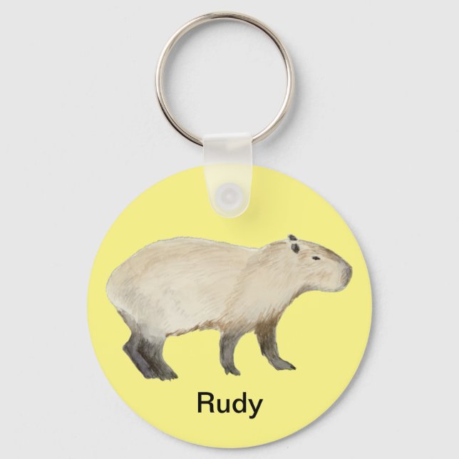Capybara Keychain (Front)