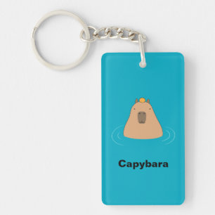 Capybara Keychain