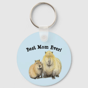 Capybara Keychain