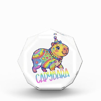 Capybara Kid Core Colorful Art Y2Ktype Photo Block