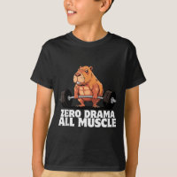 Capybara Lifting Weights Workout Funny Body Builde