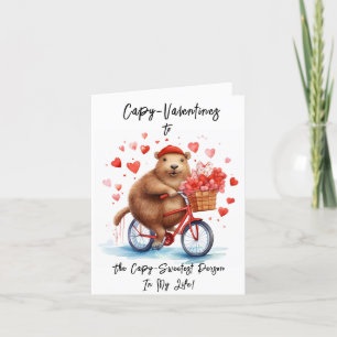 Capybara Love Card