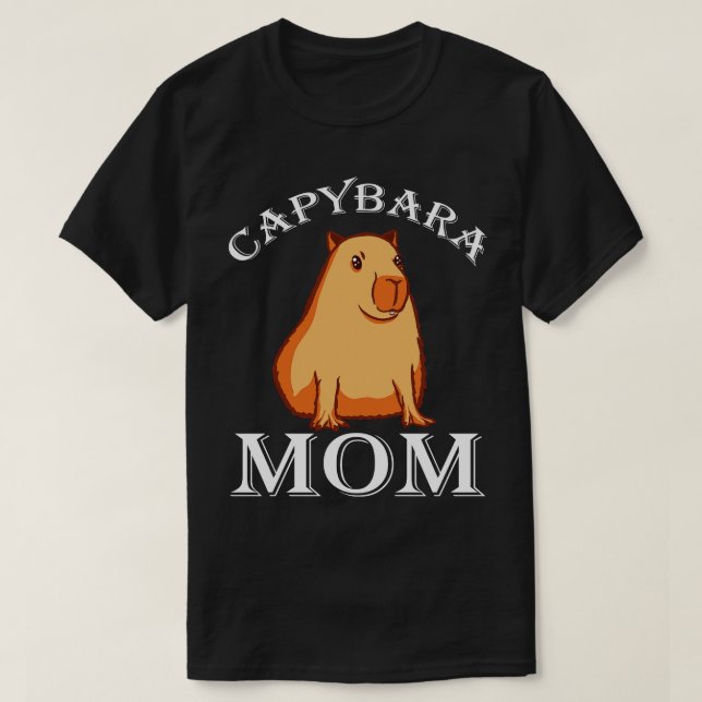 Capybara Mom  T-Shirt (Design Front)