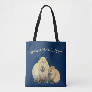 Capybara Mom Tote Bag