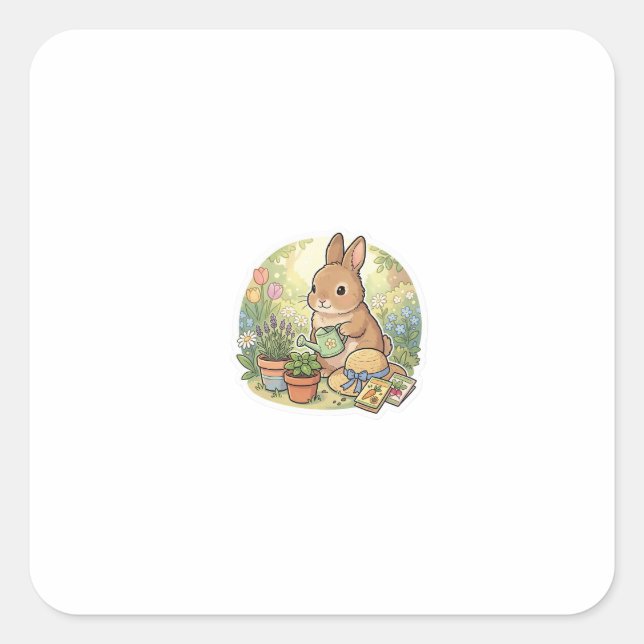 Capybara Mug Square Sticker (Front)