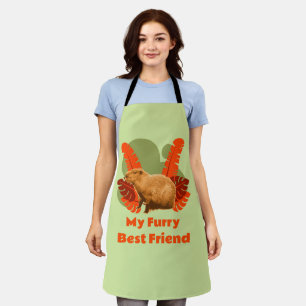 Capybara My Furry Best Friend Apron