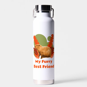 Capybara My Furry Best Friend Water Bottle