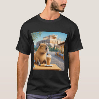 Capybara Near The Acropolis  T-Shirt