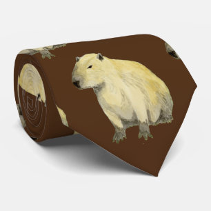 Capybara Neck Tie