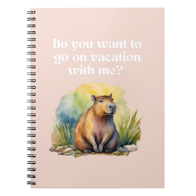 CAPYBARA NOTEBOOK-3 NOTEBOOK (Front)