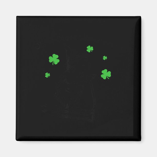 Capybara off to cause shenanigans st patricks day magnet (Front)