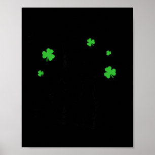 Capybara off to cause shenanigans st patricks day poster
