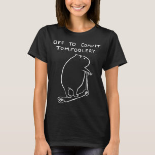 Capybara Off To Commit Tomfoolery T-Shirt