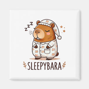 Capybara Official Sleep Pyjamas Nightgown Sleepyba Magnet