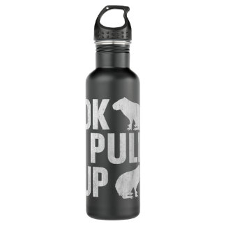 Capybara Ok I Pull Up  710 Ml Water Bottle
