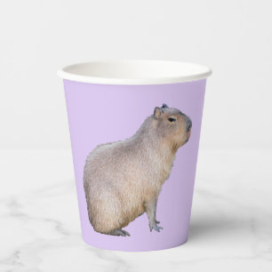 Capybara Paper Cups