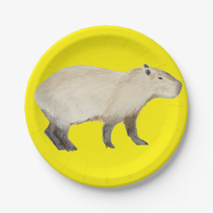 Capybara Paper Plate