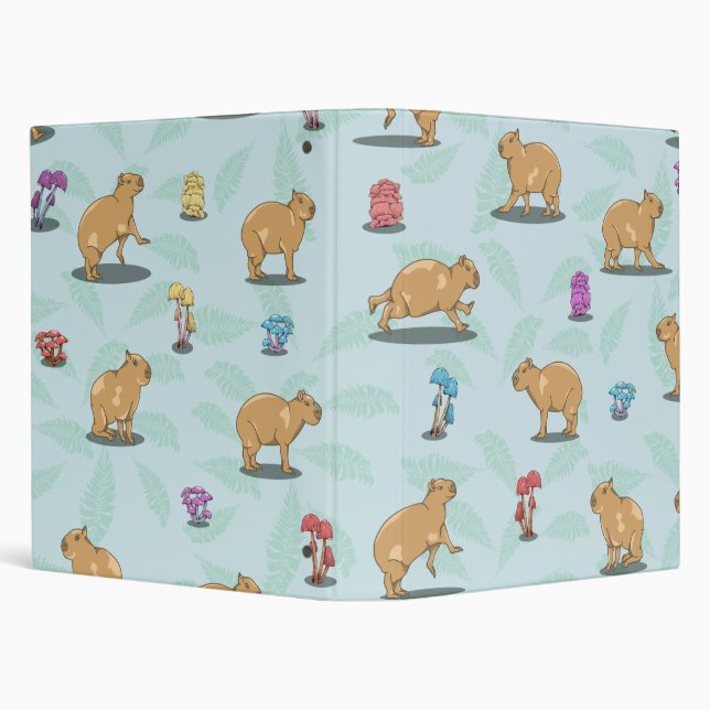 Capybara Pattern Binder (Background)