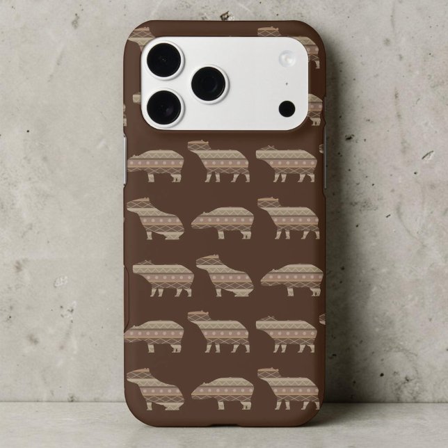 Capybara Pattern Phone Case (Creator Uploaded)