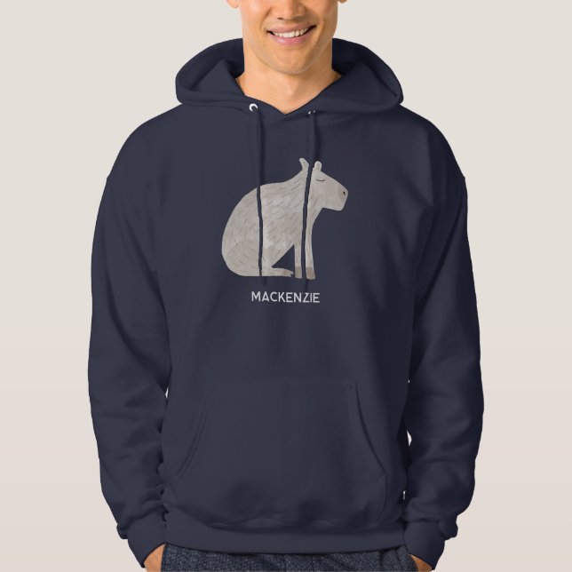 Capybara Personalized Hoodie (Front)