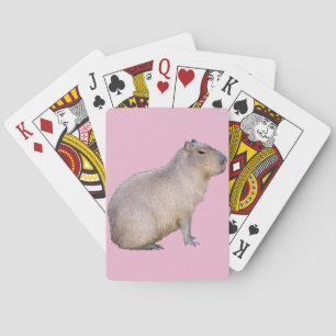Capybara Playing Cards