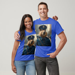 Capybara Policeman, T-Shirt