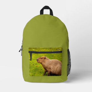 Capybara Printed Backpack