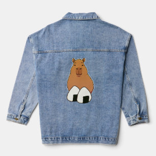 Capybara Rice Balls Denim Jacket