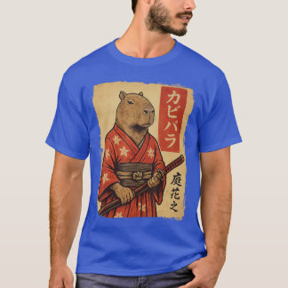 Capybara Samurai funny T-Shirt