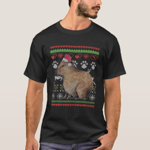 Capybara Santa-Claus Ugly Christmas Sweater Holida