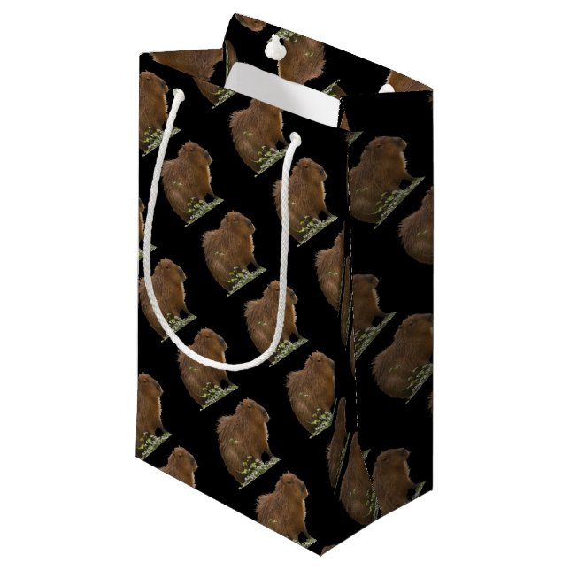 Capybara Small Gift Bag (Front Angled)