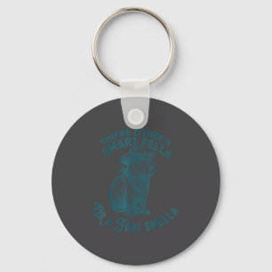 Capybara Smart Fella Fart Smella Funny Cowboy Humo Keychain