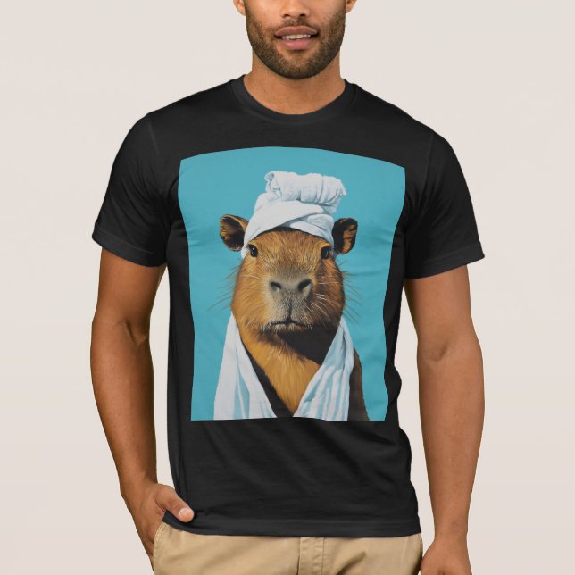 Capybara Spa Day T-Shirt (Front)