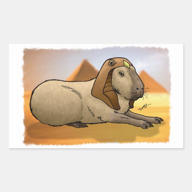 Capybara Sphinx Sticker (Front)