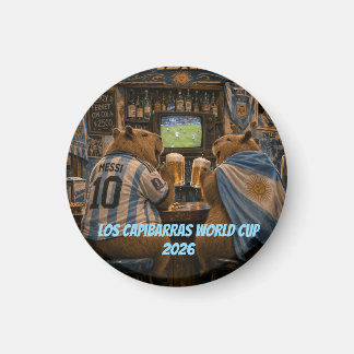 Capybara Stickers bar illusion Magnet