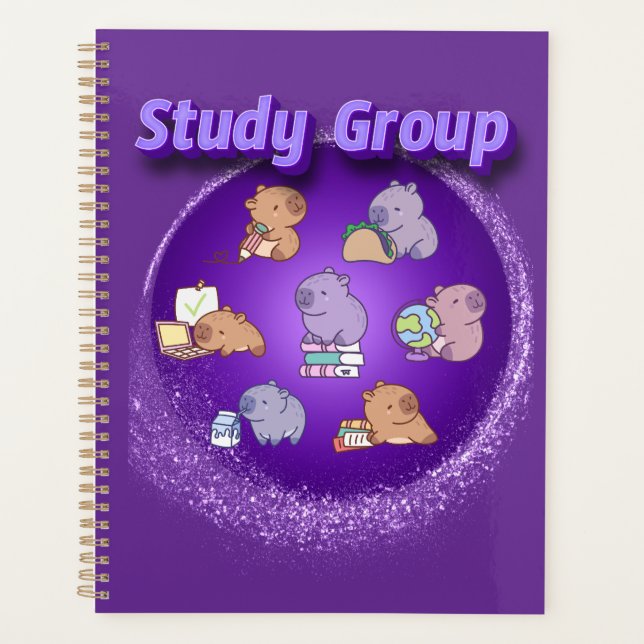 Capybara Study Group Planner (Front)