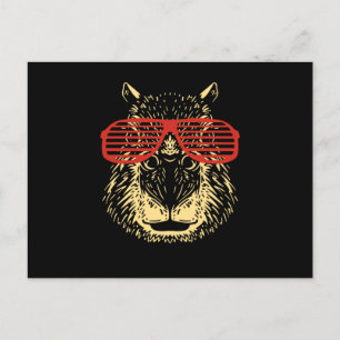 Capybara Sunglasses Capibara Postcard