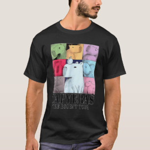 Capybara The Rodents Capy Tour Meme Graphic Summer T-Shirt