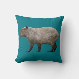 Capybara Throw Pillow